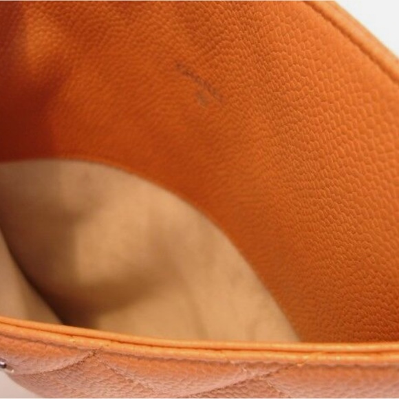 CHANEL Caramel Quilted Leather iPad Tablet Holder Cover Case W/box - Picture 6 of 7